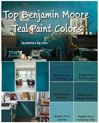 Bm Oasis Blue Teal Paint Colors