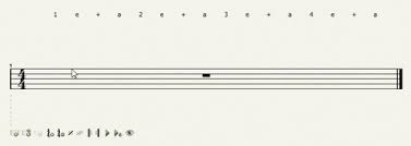 aered drum sheet maker notation