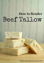 how to render tallow the prairie