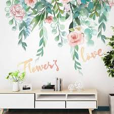 Peony Flower Wall Stickers Removable