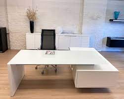 L Shaped Executive Desks Real Wood Or