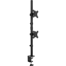 vertical dual monitor desk mount for 13
