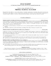 Substitute Teacher Resume Objective Examples Education Skills For