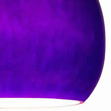 Shop Integrated Led Glass Pendant Lighting With Dimmer Feature Purple On Sale Overstock 31523895