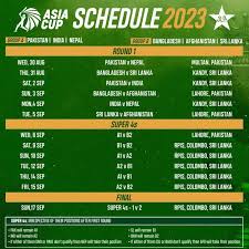 men s odi asia cup 2023 schedule
