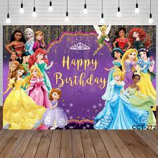 Disney Princesses Happy Birthday Scene