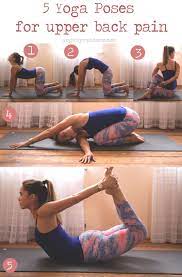 5 yoga poses for upper back pain