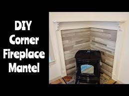 Diy Corner Built In Fireplace Mantel