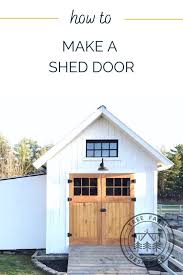 How To Make A Shed Door Tree Farm
