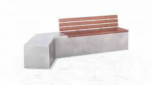 Flinders Concrete Backless Bench