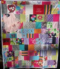 baby clothes quilt keepsake memory