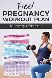 free pregnancy workout plan by