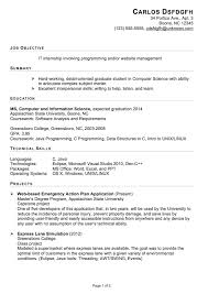 resume objective samples for entry level entry level resume     Resume Genius