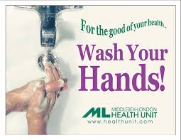6 rub each thumb clasped in opposite hand. Hand Washing Middlesex London Health Unit