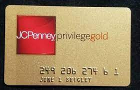 Maybe you would like to learn more about one of these? Jc Penney Privilege Gold Credit Card Free Ship Cc1250 Ebay
