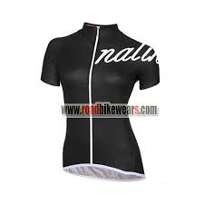 2017 Team Nalini Womens Riding Wear Biking Jersey Top Shirt Maillot Cycliste Black
