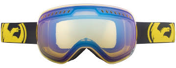 Dragon Apxs Snowboard Ski Goggles M Pop Yellow Blue Ionized Lens