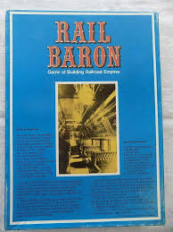 Rail Baron Ga 295 1977 Avalon Hill Games Complete J067