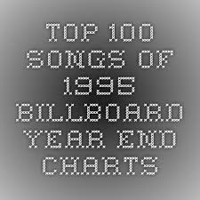 Top 100 Songs Of 1995 Billboard Year End Charts 20 Year