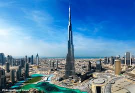 828m tall burj khalifa built