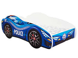 racing car bed police children boys