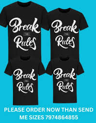 t shirt break the rules uni t shirt