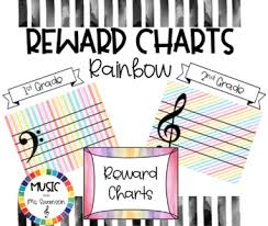 Positive Behavior Reward Chart For The Music Classroom Rainbow