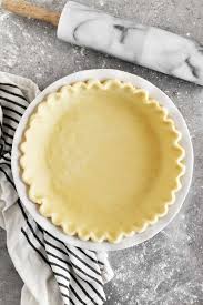 On a lightly floured surface, roll one half of the dough into a ⅛ inch thick circle large enough to fit into the bottom of a 9 inch pie plate. Homemade Pie Crust Recipe The Gunny Sack