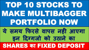 top 10 stocks portfolio in market crash