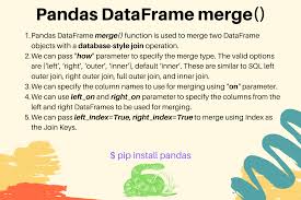pandas merge merging two dataframe