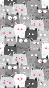 Cartoon Cats Iphone Wallpaper Cat