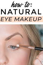 natural eye makeup minimal and easy