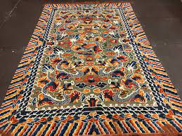 antique chinese silk rug