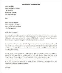 termination of services letter 11