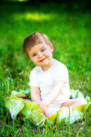 hd wallpaper smiling baby sitting on