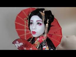 geisha halloween makeup tutorial you