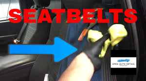 deodorize the seat belts in your car