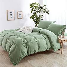 Sage Green Duvet Comforter Cover