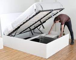Pratico Queen Storage Bed With Gas Lift