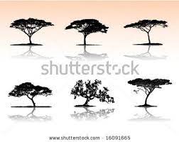 New, deeply etched, red rubber stamp from sweet grass stamps, mounted on a varnished wood block. African Tree Silhouette Vector Trees With Reflection Stock Vector African Tree Vector Trees Tree Silhouette