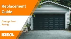 replacement garage door spring