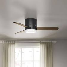 Flush Mount Ceiling Fan With Remote