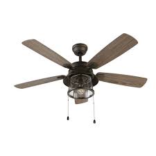 Home Decorators Collection Shanahan 52 In Led Indoor Outdoor Bronze Ceiling Fan With Light Kit 59201 The Home Depot