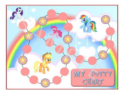 My Little Pony Themed Potty Chart By Dunnwiththree On Etsy