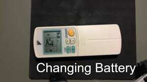 battery of daikin ac remote control