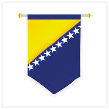 Bosnia Wall Hanging Flag Design