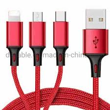 China 3 In 1 Multi Charger Cable Lighting Type C Micro Usb Data Sync Charge Cable China Usb C Cable And Type C Cable Price