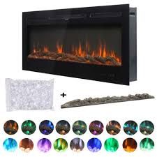 Electric Fireplace Wall Mounted Inset