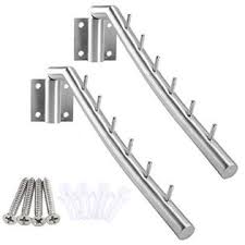 There are 326 oem, 279 odm, 85 self patent. Fjsm Wall Mounted Clothes Drying Rack 2 Pack Laundry Clothes Hanger Rack Hooks Stainless Steel Heavy Duty Clothes Hanger Rod Wit