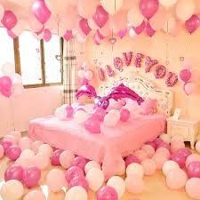 send romantic room decoration surprise